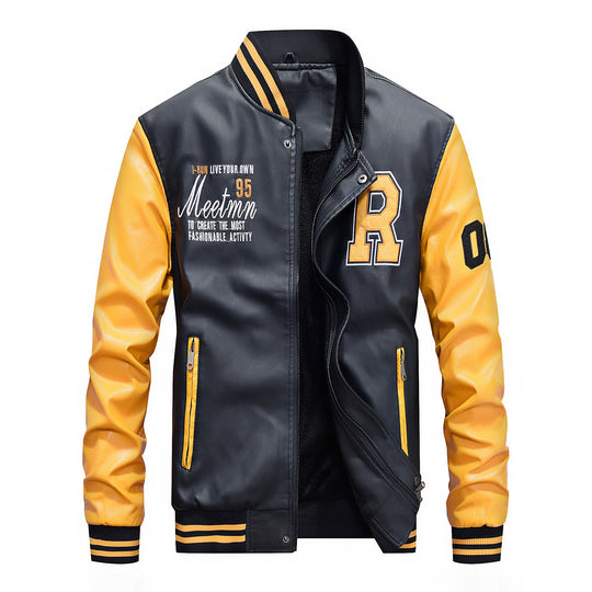 Herren Sportliche College-Jacke Nord Taschen