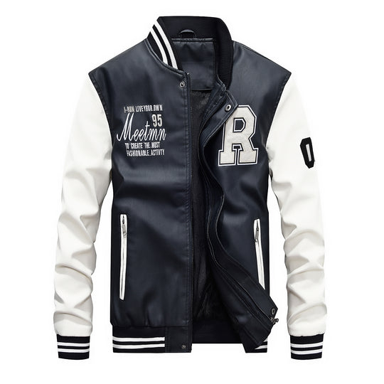 Herren Sportliche College-Jacke Nord Taschen