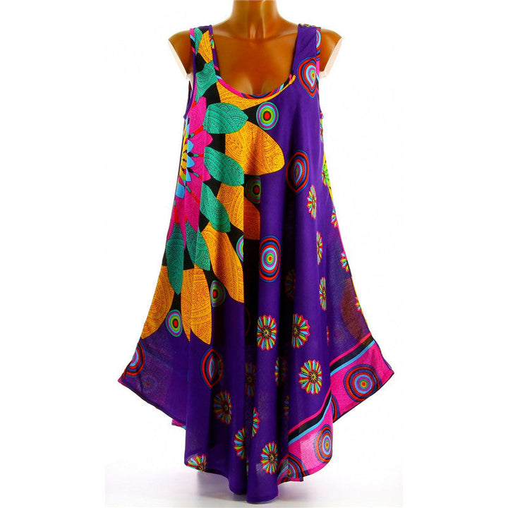 Damen Sommerliches Maxikleid mit floralem Design