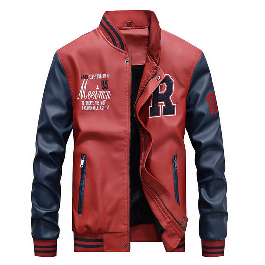 Herren Sportliche College-Jacke Nord Taschen