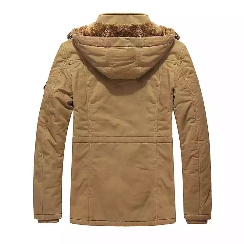 Herren Field-Parka mit Teddyfutter, Kapuze und Mehrzwecktaschen Nord Taschen