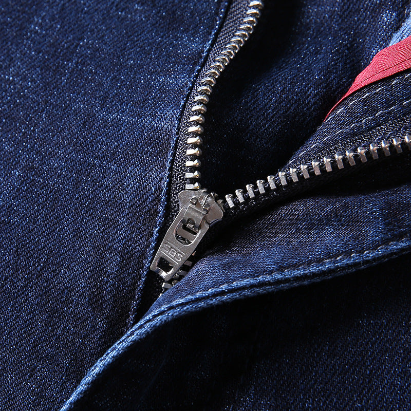 Herren Schmal geschnittene Denim-Chino mit Stretch, tapered Bein und klassischer Five-Pocket-Optik Nord Taschen