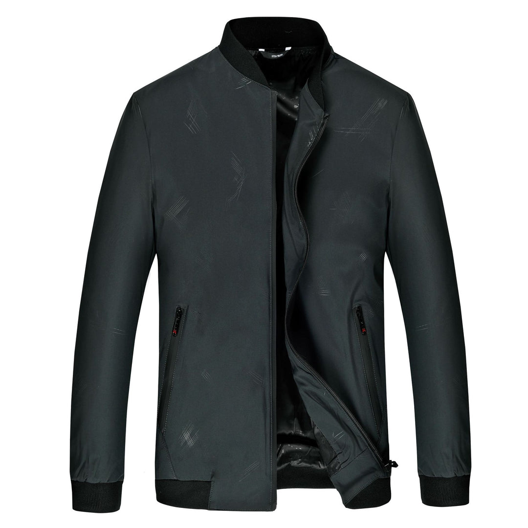 Herren Urbaner leichter Bomber mit wasserabweisender Oberfläche und geripptem Kragen Nord Taschen