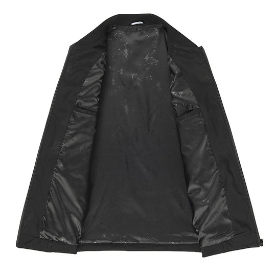 Herren Urbaner leichter Bomber mit wasserabweisender Oberfläche und geripptem Kragen Nord Taschen
