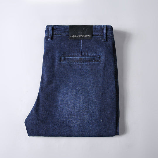 Herren Schmal geschnittene Denim-Chino mit Stretch, tapered Bein und klassischer Five-Pocket-Optik Nord Taschen