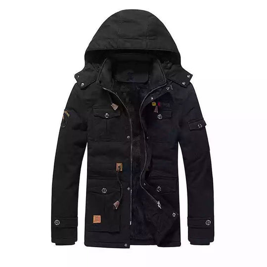 Herren Field-Parka mit Teddyfutter, Kapuze und Mehrzwecktaschen Nord Taschen