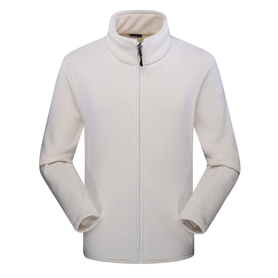 Damen Taillierte Fleecejacke mit Stehkragen und durchgehendem Reißverschluss Nord Taschen