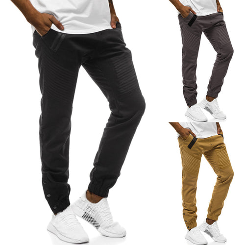 Herren Tech-Joggerhose mit gepolsterten Kniepaneelen, elastischem Tunnelzug und Druckknopf-Manschetten Nord Taschen