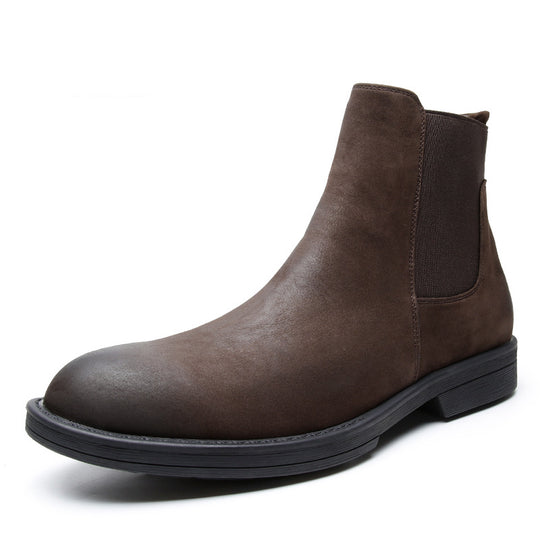 Herren-Chelsea-Stiefel aus Leder