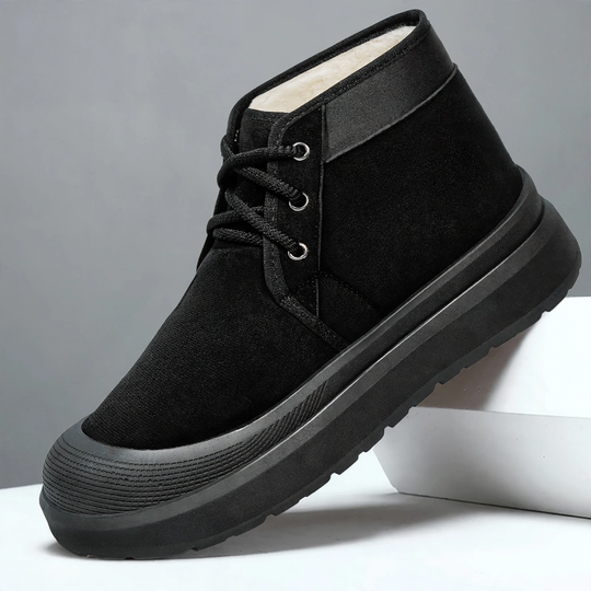 Gefütterte Herren-Winterstiefel, warm und bequem