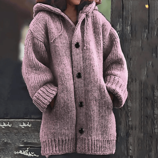 Warme Damen-Strickjacke - Arvani