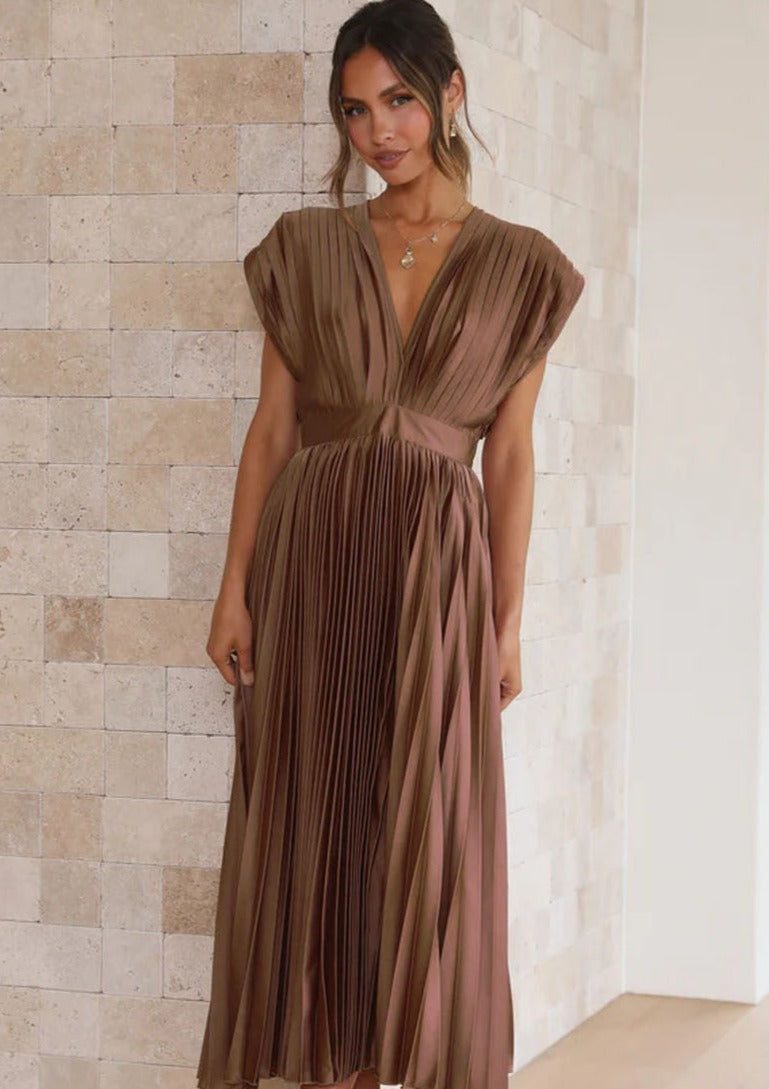Elegantes Maxikleid Aus Leichtem Stoff - Arvani
