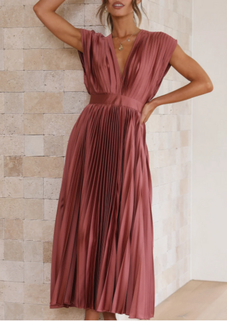 Elegantes Maxikleid Aus Leichtem Stoff - Arvani