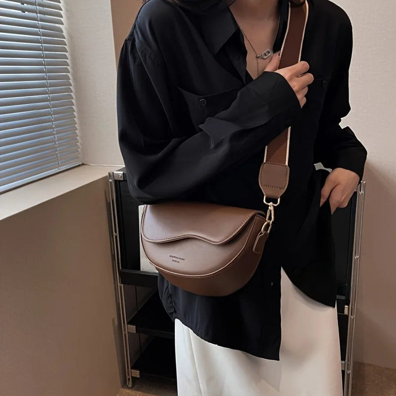 Nord Taschen | Sattel Crossbody Schultertasche, Breiter Riemen
