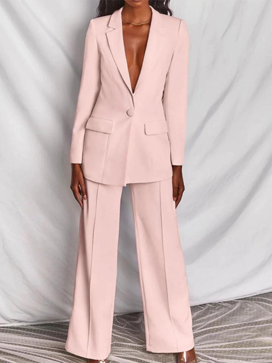 Blazer und Hose Set für Damen Business Kleidung