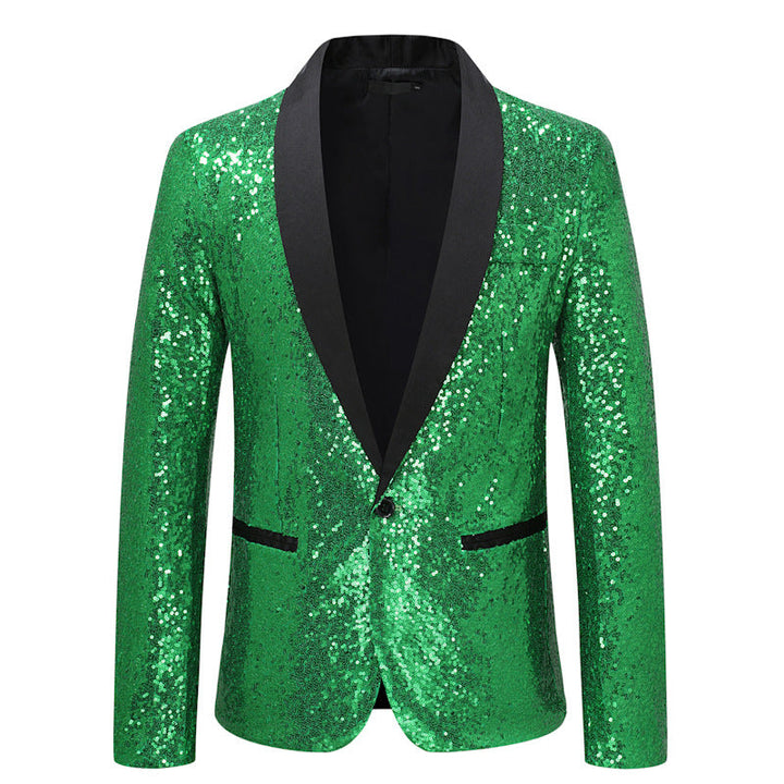 Stilvoller Pailletten-Blazer für Herren