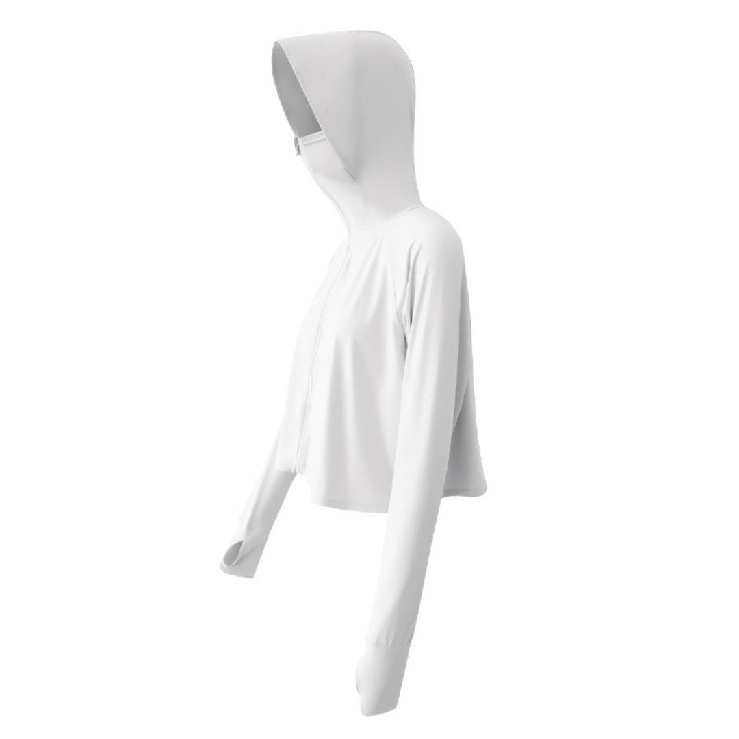 Sonnenschutzkleidung mit Kapuze