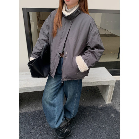 Damen-Parka mit Lammfleece-Futter