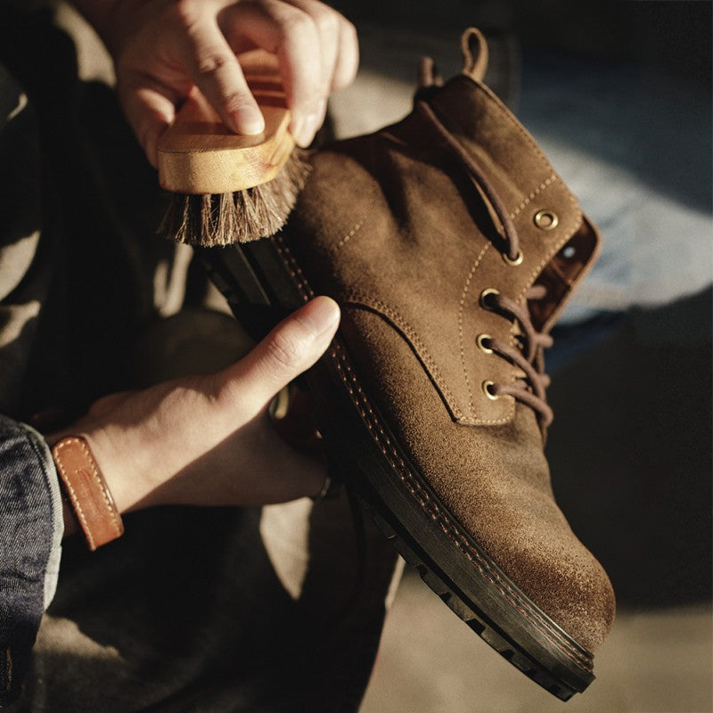 Herren-Desert-Boots, Wildleder, gefüttert
