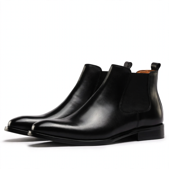 Herren-Chelsea-Boots aus Leder, britischer Stil