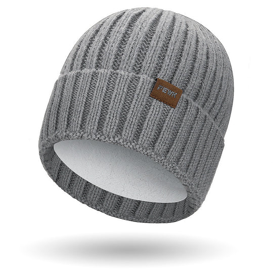 Winter-Set: Strickmütze und Schal, gefüttert, wärmend