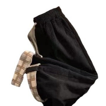 Damen-Cordhose, gerade geschnitten, mit Umschlag