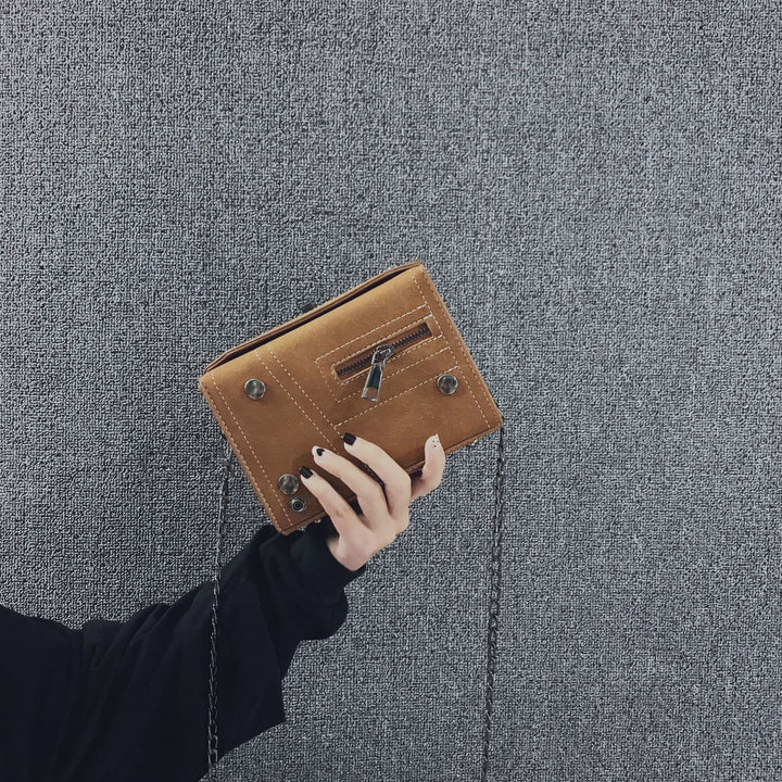 Damen Clutch-Tasche mit praktischen Fächern und strapazierfähigem Material Nord Taschen