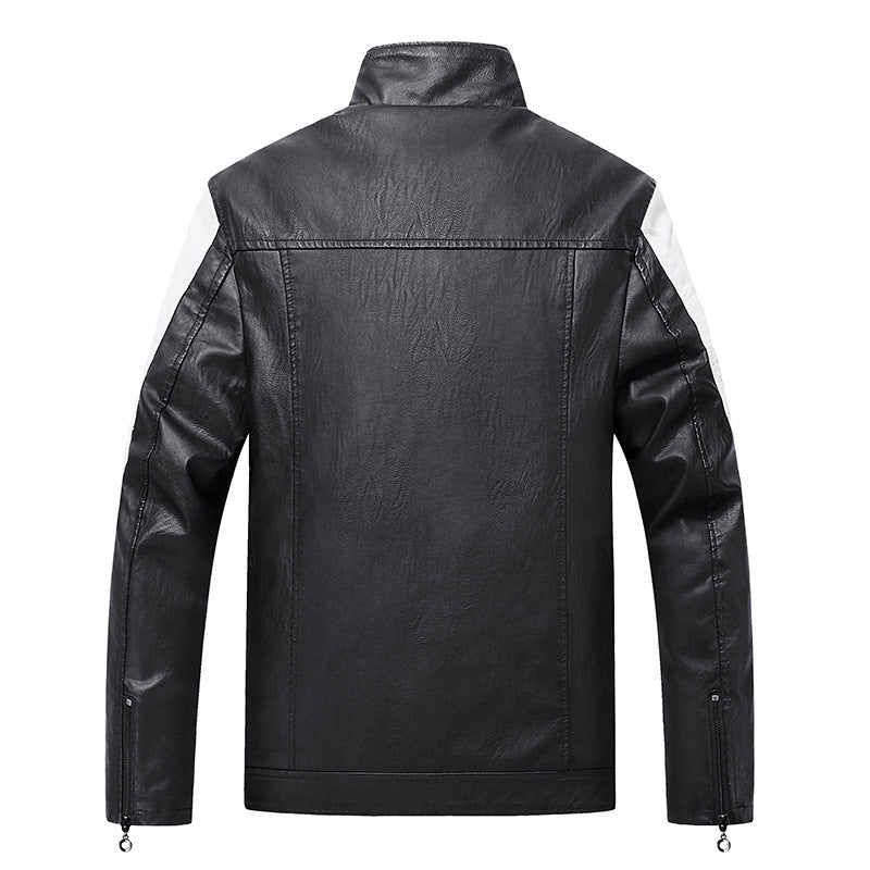 Herren Lederjacke Nord Taschen