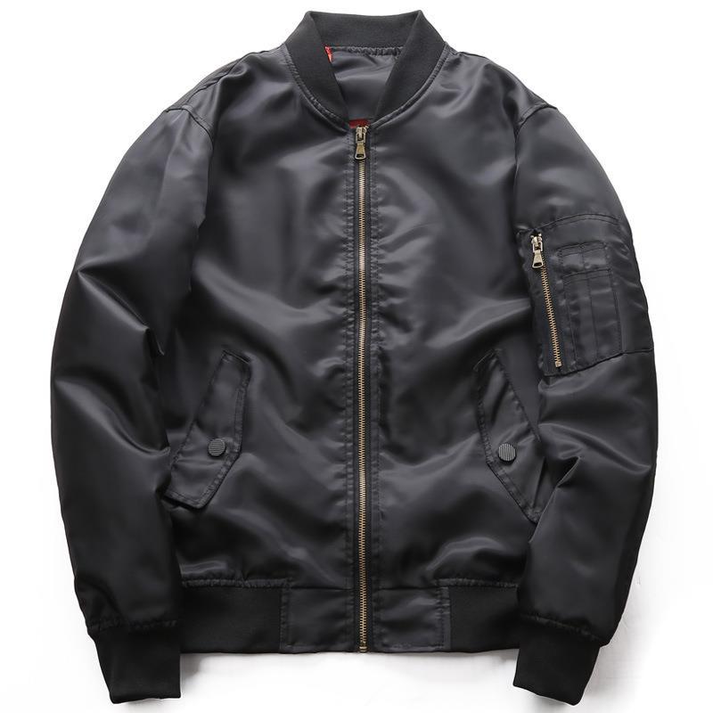 Herren Bomberjacke aus wasserabweisendem Nylon mit Ärmeltasche Nord Taschen