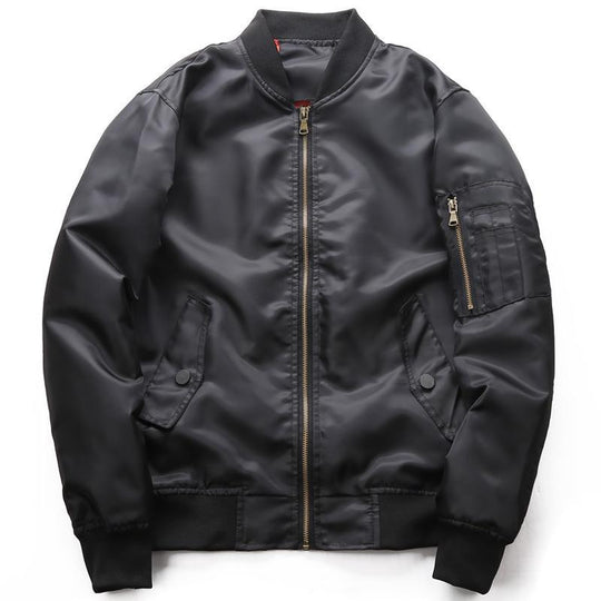 Herren Bomberjacke aus wasserabweisendem Nylon mit Ärmeltasche Nord Taschen