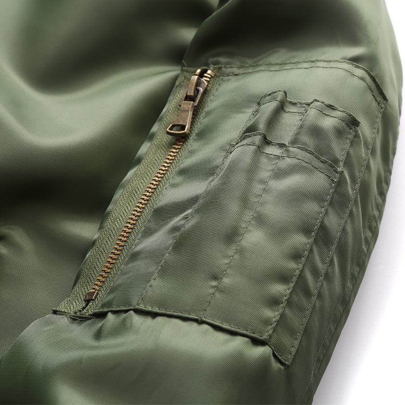Herren Bomberjacke aus wasserabweisendem Nylon mit Ärmeltasche Nord Taschen