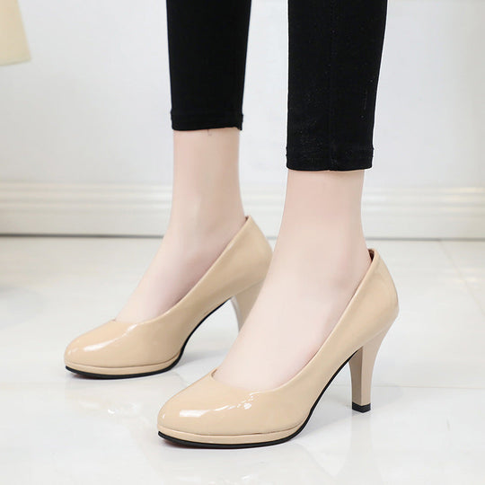Damen Klassische Pumps mit elegantem Blockabsatz Nord Taschen