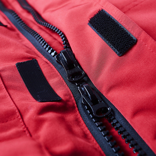 Herren Wattierte Winterparka mit Kunstfell-Kapuze und Mehrfachtaschen Nord Taschen