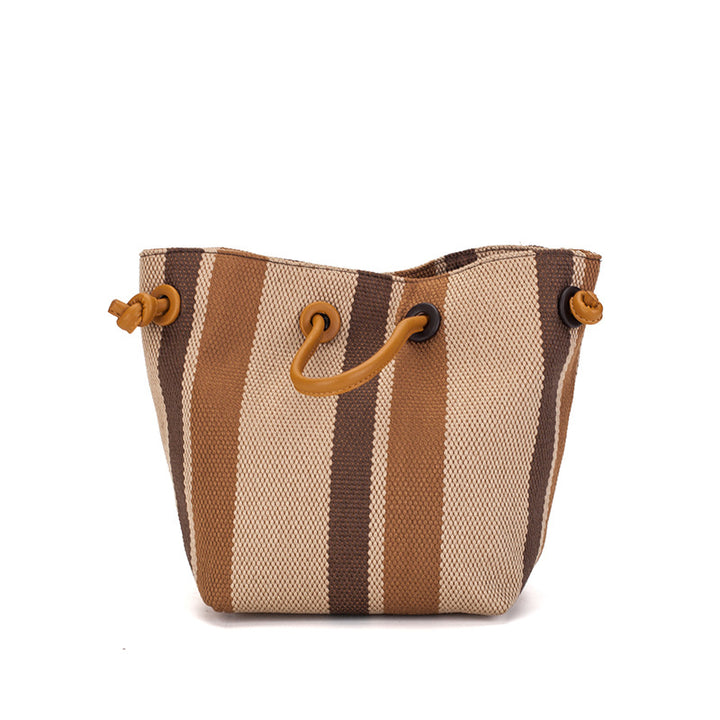 Damen Hobo-Tasche mit praktischem Kordelzug und strukturiertem Gewebe Nord Taschen