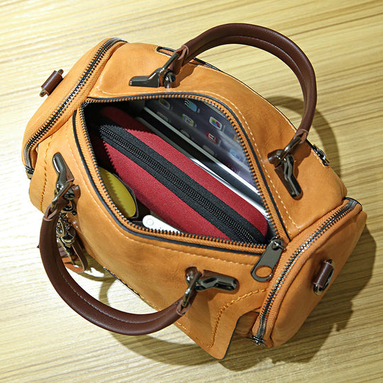 Damen modische Handtasche mit einzigartigem Katzenanhänger Nord Taschen