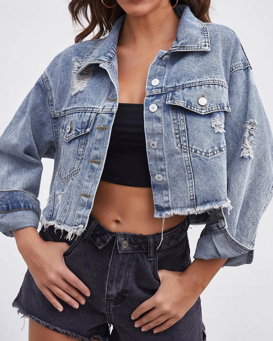 Nord Taschen | Denim Kurzjacke