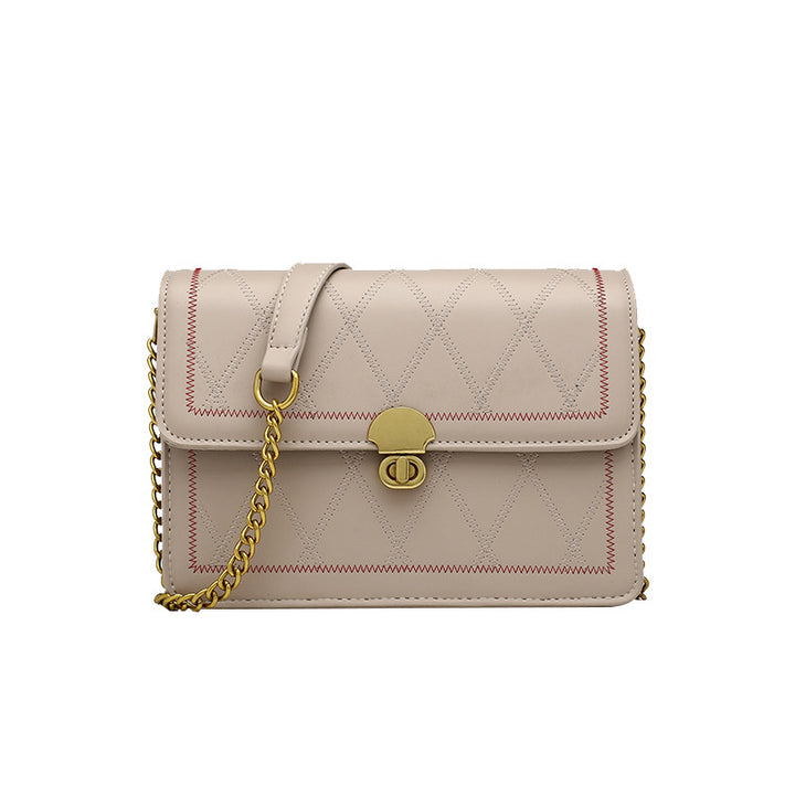 Damen Handtasche mit eleganter Steppung und Kettenakzent Nord Taschen