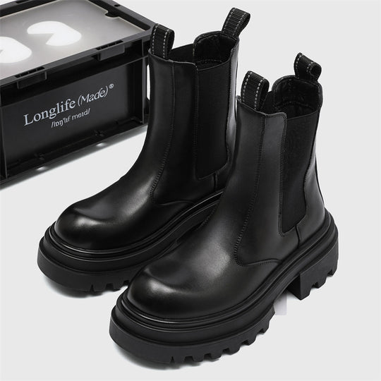 Herren-Stiefel mit Plateau, Vintage-Stil