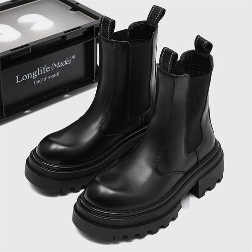 Herren-Stiefel mit Plateau, Vintage-Stil
