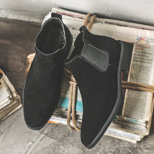 Herren-Chelsea-Stiefel, gefüttert, Winter-Stil