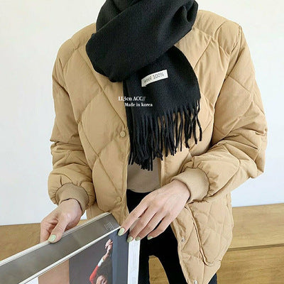 Wollschal und Schultertuch, 70x200 cm