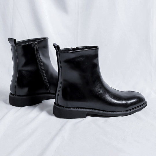 Herren Chelsea-Stiefel, Reißverschluss, 89757-R