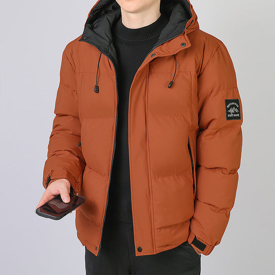 Unisex Steppjacke, Stehkragen, gefüttert, winddicht