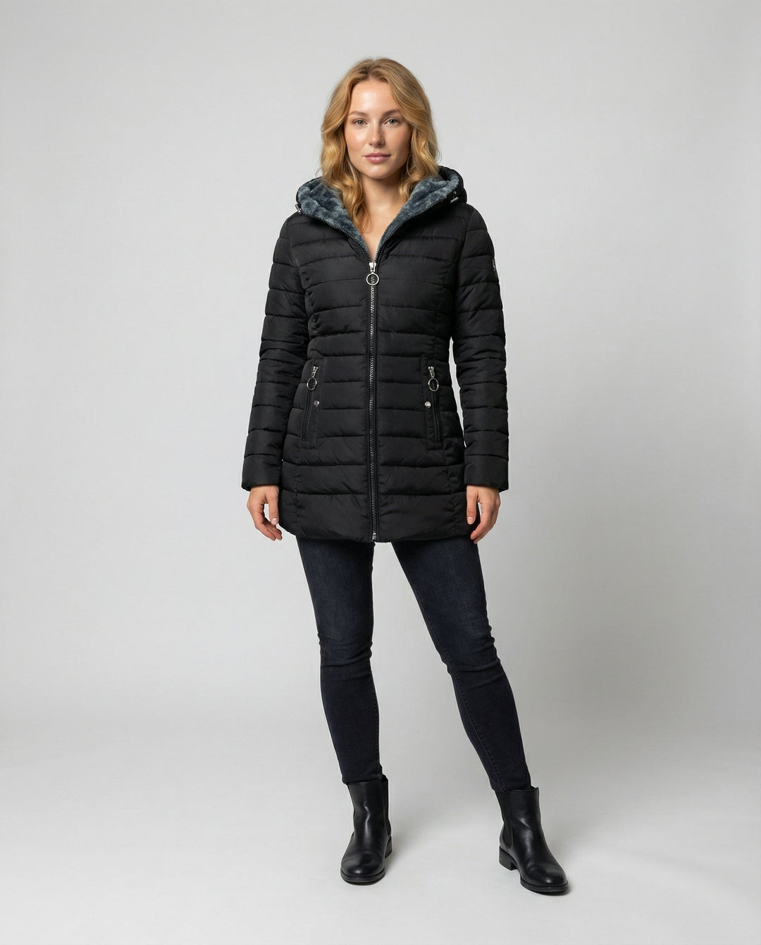 Lange Winterjacke Damen