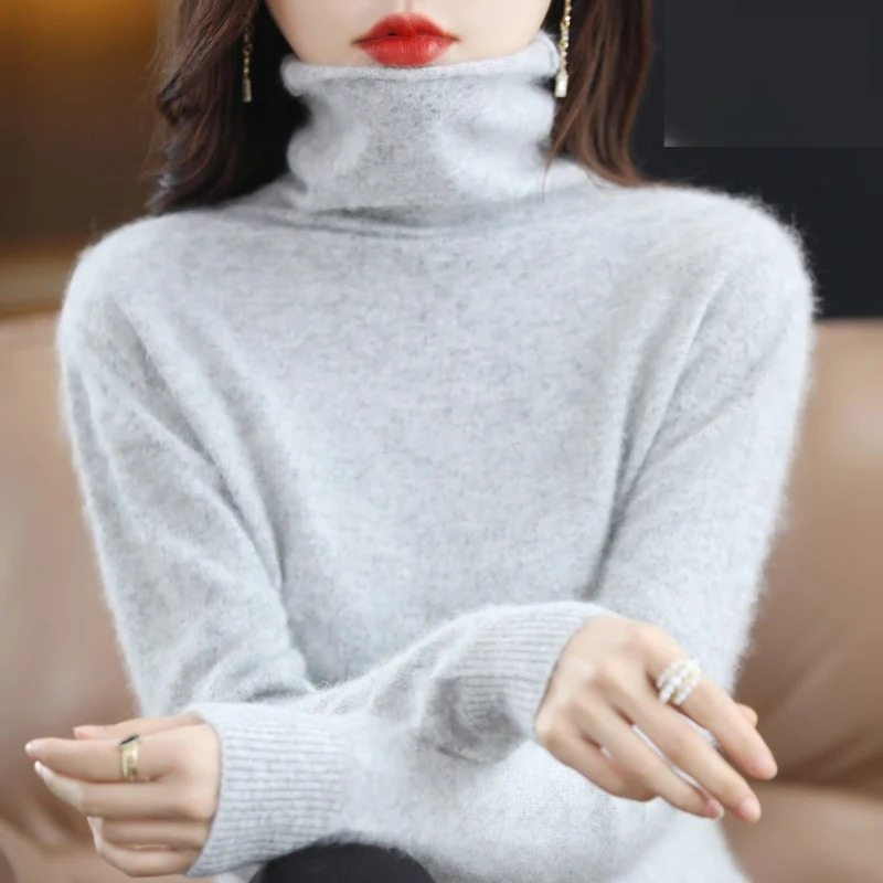 Nord Taschen | Pullover Damen Weicher Rollkragenpullover, Warm & Luxuriöses Design