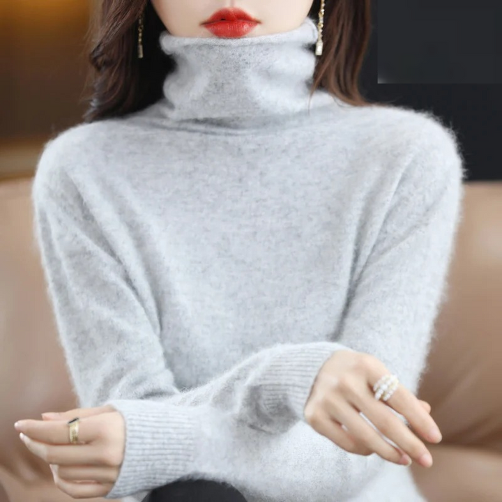 Nord Taschen | Pullover Damen Weicher Rollkragenpullover, Warm & Luxuriöses Design