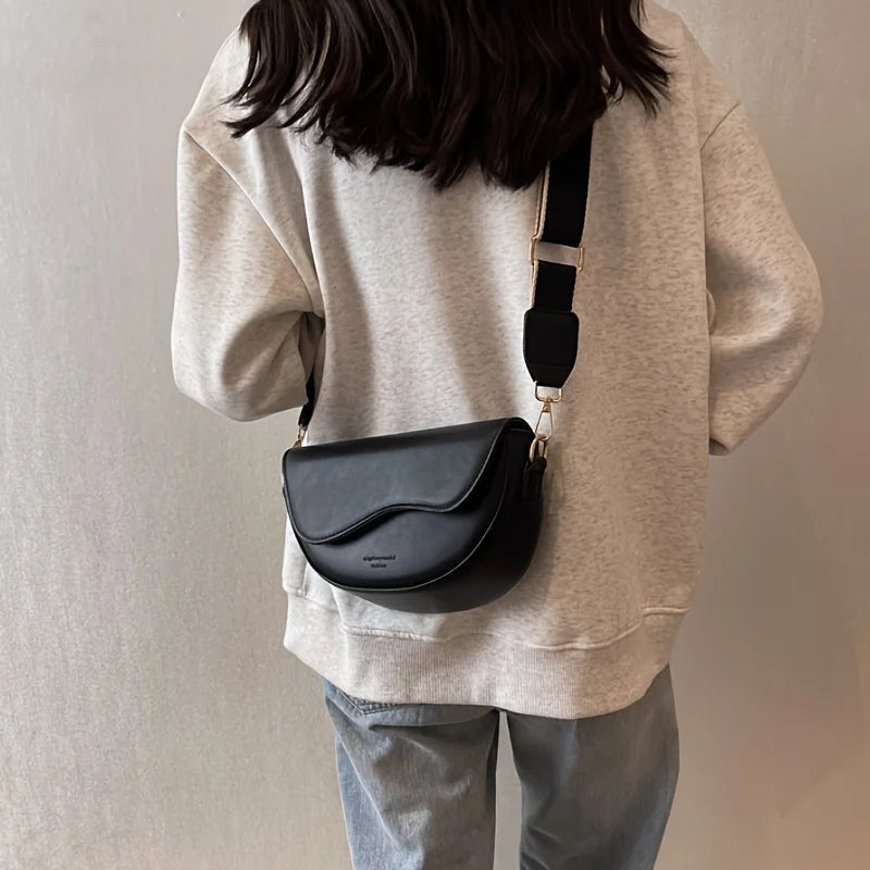 Nord Taschen | Sattel Crossbody Schultertasche, Breiter Riemen