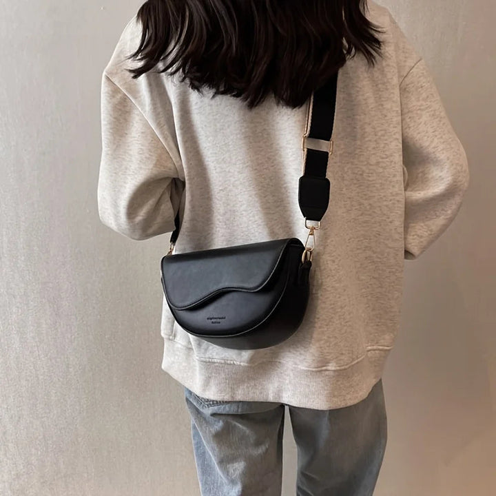 Nord Taschen | Sattel Crossbody Schultertasche, Breiter Riemen