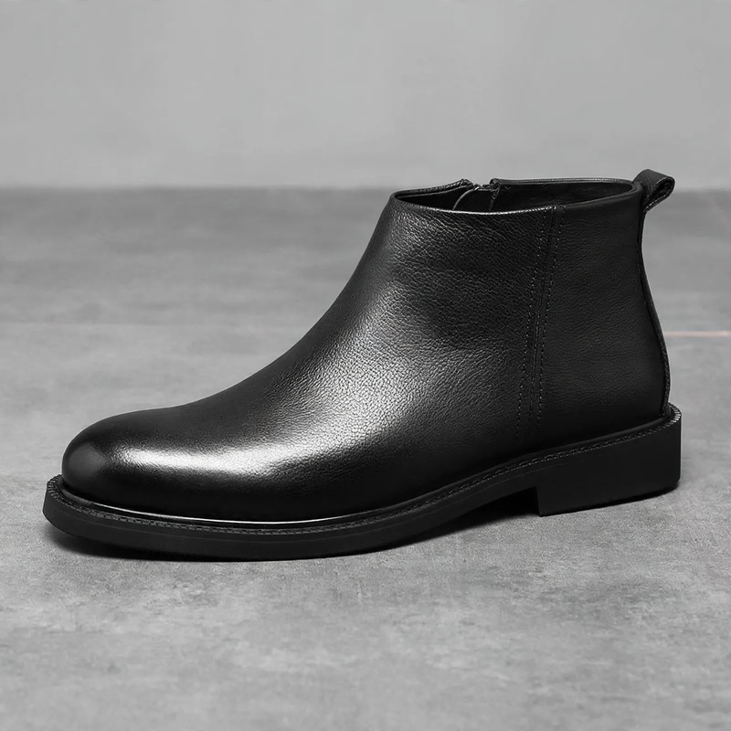 Herren Chelsea-Stiefel, schlichtes Design, Kunstleder