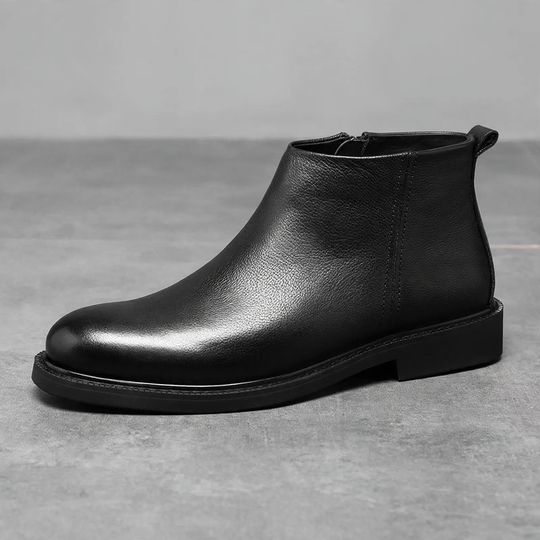Herren Chelsea-Stiefel, schlichtes Design, Kunstleder